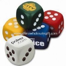 PU Dice with Logo Printing  EN71 and ASTM Standard images