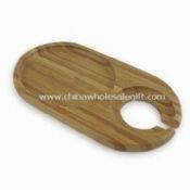 Bamboo Buffet Plate Ideal for Any Dinner Party with Food Safety Finish images