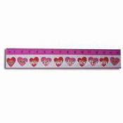 Cartoon Sticker Plastic Ruler Suitable for Office and School Use images