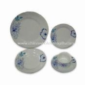 Dinner Plates with Decal in Wing Shape images