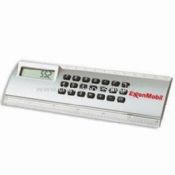 Mini Calculator Ruler with 8-digit Full Functions and Rubber-touch Keys images