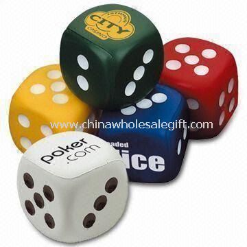 PU Dice with Logo Printing  EN71 and ASTM Standard