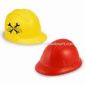 Construction Hat-shaped Anti-stress Ball Made of PU Foam small picture