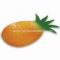 Berbentuk nanas makanan-grade plastik pelat disesuaikan desain yang selamat datang small picture