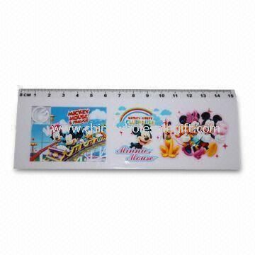 Various Colors are Available Students Rulers with Cartoon Design