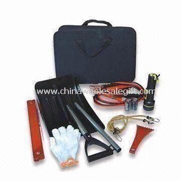 Auto Notfall Werkzeug Kit enthält 3-in-1 Frost Scraper Set und Soft Bag