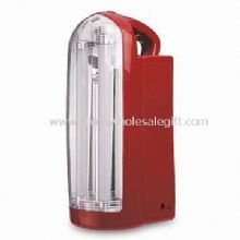 2 x 6W Emergency Light with Car Charge Outlet Torch and Four D Batteries images