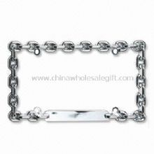 Chain License Plate Frame with Chrome Coating images