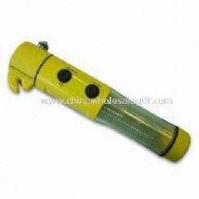 Multifunctional Auto/Car Emergency Hammer with Flashlight and Beacon images