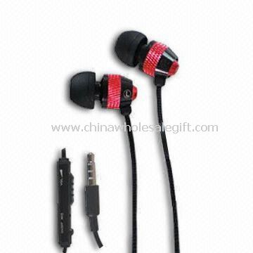 In-ear earphone dengan mikrofon dan Volume kontrol sempurna untuk iPhone