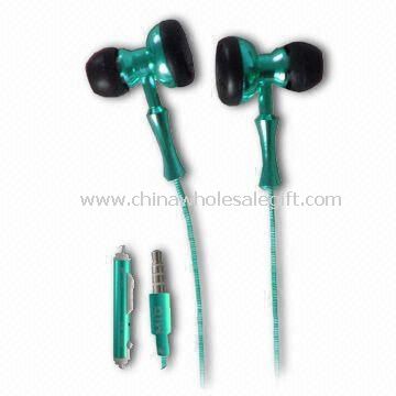 In-ear earphone dengan mikrofon dan Volume kontrol sempurna untuk iPhone