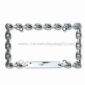Chain License Plate Frame with Chrome Coating small picture