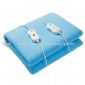 Electric Blanket Made of Polyester Synthetic Wool and Polar Fleece small picture