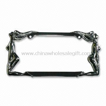 Twins License Plate Frame with Chrome Coating