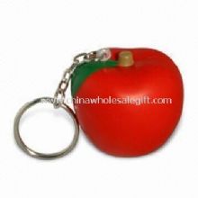 Anti Stress Ball in Apple Shape with Keychain images