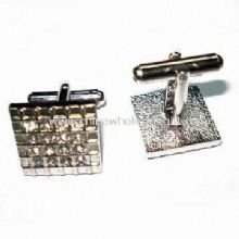 Silver Plated Cuff Link in Fashionable Design images