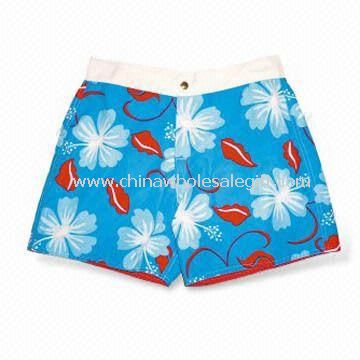 Fashionable Beach/Boardshorts Made of Cotton/Polyester