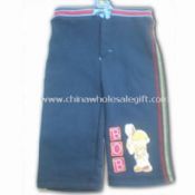 Детский спорт для брюк изготовлен из 100% хлопка с красочные краски удобно носить images