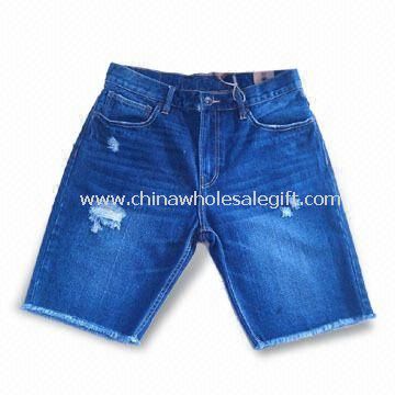 Мужские джинсовые короткие сделаны из 100% хлопка