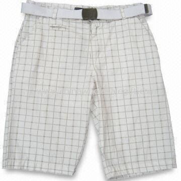 Shorts laget av 100% bomull passer for menn