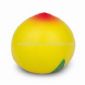 Pfirsich-förmigen Stressball hergestellt aus sicheren PU Schaum entspricht EN 71 Norm small picture