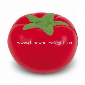 استرس گوجه فرنگی به شکل توپ ساخته شده از فوم پلوتونیم