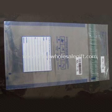 Biodegradable Plastic Bag with Reinforced Carry Handles Suitable for Armored Services and Banks