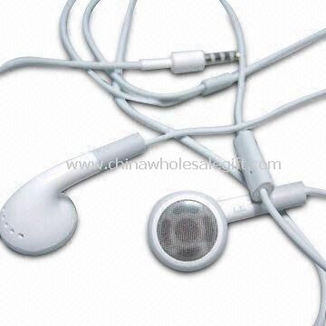 Earphones dengan Remote dan mikrofon cocok untuk iPod dan iPad