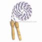 3m Skipping Rope Made of Wooden Handle and Cotton Rope small picture