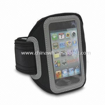 Sports Armband for iPod Touch 4 with Velcro Closure and Screen Protector