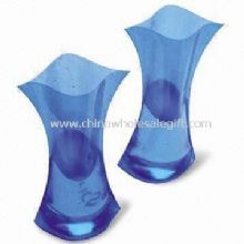 Foldable Plastic Vases Suitable for Office Use images