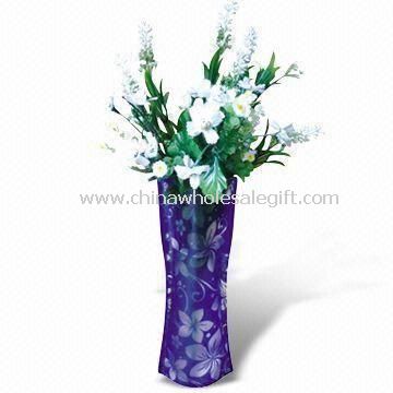 Foldable Plastic Vase Suitable for Office Home and Hospital Use