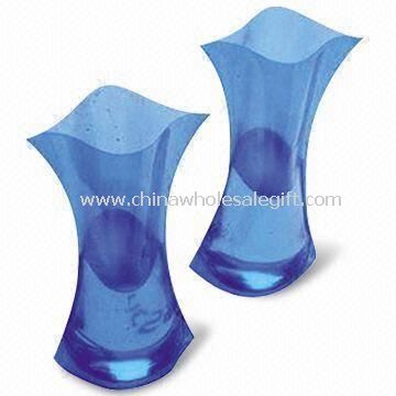 Vasos de plásticos dobráveis adequados para uso em escritório