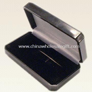Plastic and Flocked Card Tie Clip Box