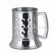 Beer Mug Double-walled with Zinc Alloy Handle images