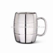 Double Wall Beer Mug with Handle and 450mL Capacity images