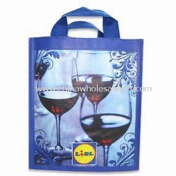 PP Woven Wine Bottle Carrier Bag for 6 Bottles