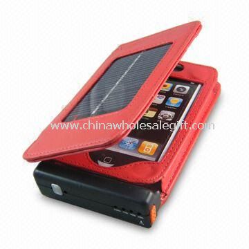 Cargador solar para el iPhone 3G con una función de Li-ion 1200 mAh