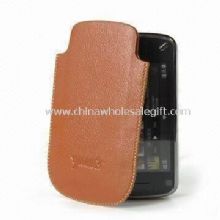 Bolsa de cuero con terciopelo suave forro adecuado para Nokia N97 images