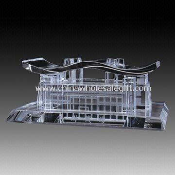 Crystal Model budynku z High przejrzystość i połysk