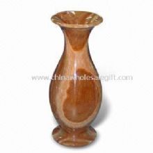 Office Decoration Elegant Marble Vase with Polished Surface images