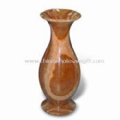 Office Decoration Elegant Marble Vase with Polished Surface images