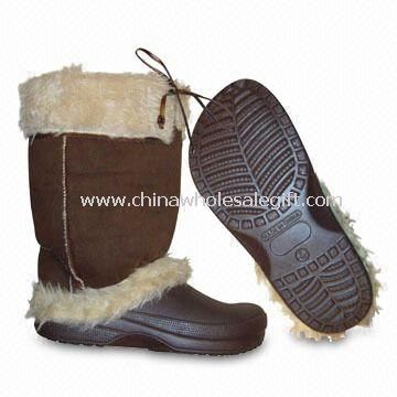 Childrens Winter/Spring/Short Boots with Removable Fur and Orthotic Foot Bed