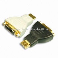 Gold-plated HDMI-to-DVI Adapter with 19 Male to 25 Female images