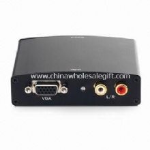 HDMI Adapter Convert PCs VGA Video and R/L Audio into Complete HDMI images