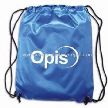 Waterproof 201D polyester Promotional Drawstring Bag images