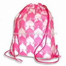 Waterproof Non-woven Drawstring Bag with Designed Pattern Printing images