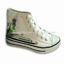 Womens Boots Made of Canvas Upper Textile Lining and Rubber Vulcanized Outsole images