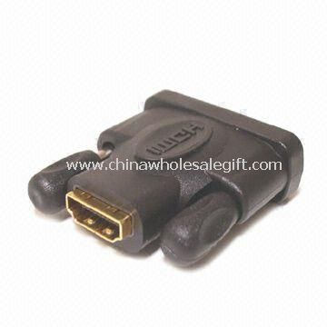 HDMI macho para DVI fêmea adaptador com conector banhado a ouro e a integridade do sinal de dados