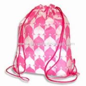 Waterproof Non-woven Drawstring Bag with Designed Pattern Printing images